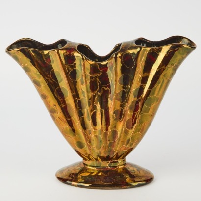 A Beswick Style Flared Vase Signed O. R. Jensen