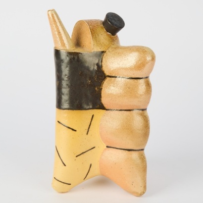 A Postmodern Japanesse Stoneware Oil Bottle