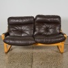 An Urban Havana Sofa in Chocolate Leather by Fred Lowen for Tessa