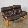 An Urban Havana Sofa in Chocolate Leather by Fred Lowen for Tessa - 2