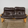 An Urban Havana Sofa in Chocolate Leather by Fred Lowen for Tessa - 2