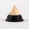 A Chinese Bone Carved Figure of a Seated Luohan - 2