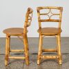 A Pair of Mid-Century Bamboo Rattan Chairs - 2