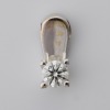18ct White Gold, 0.59ct Diamond Pendant