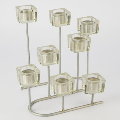 A Geometric Tealight Candelabra