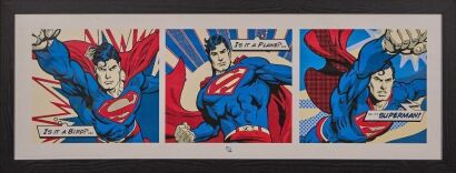 A Framed Superman Print