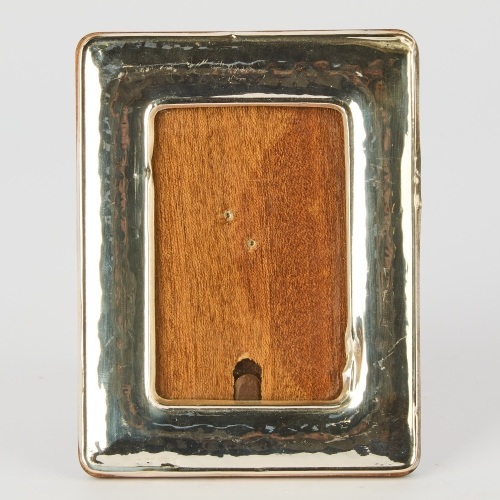 A Sterling Silver and Timber Small Photo Frame