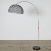 An Arc Lamp with Metallic Mesh Shade