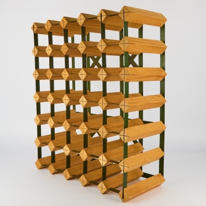 A 30 Bottle Wine Rack