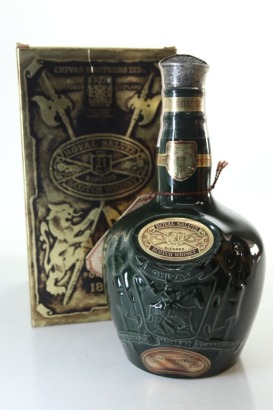 (1) Royal Salute 21 Year Old Emerald Flagon Blended Scotch Whisky, Scotland, 40% ABV, 750ml, Pre-1997 (GB)
