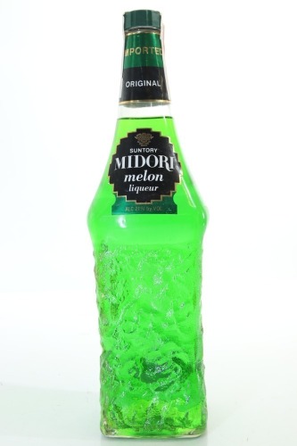 (1) Midori Melon Liqueur, 21% ABV, 1000ml, Pre-2010