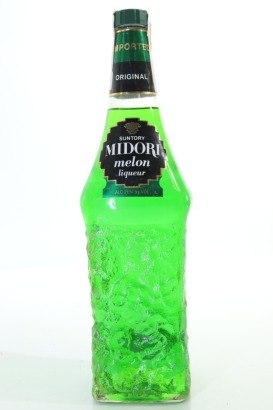 (1) Midori Melon Liqueur, 21% ABV, 1000ml, Pre-2010