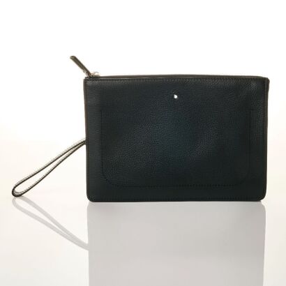 Montblanc, Meisterst&uuml;ck Soft Grain Clutch 2 Compartments Black - As new