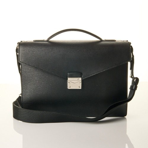 Montblanc, Meisterst&uuml;ck, Small Black Saffiano-Printed Leather Briefcase - As new