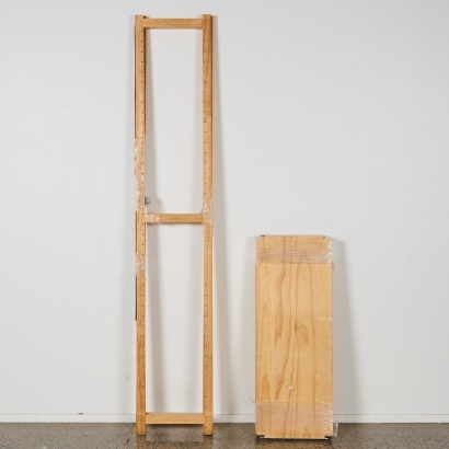 A Lundia Single Bay Shelving Unit