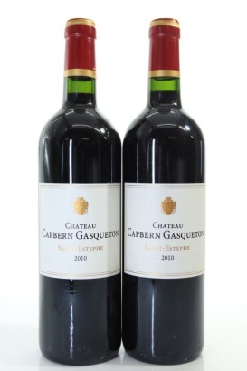 (2) 2010 Chateau Capbern Gasqueton, Saint-Estephe