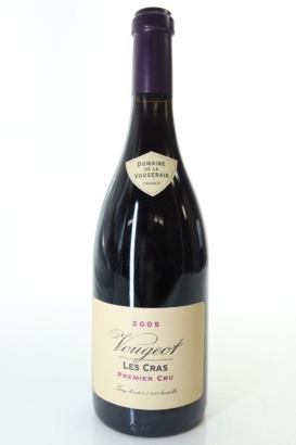 (1) 2005 Domaine de la Vougeraie Les Cras, Vougeot Premier Cru [JR16.5]