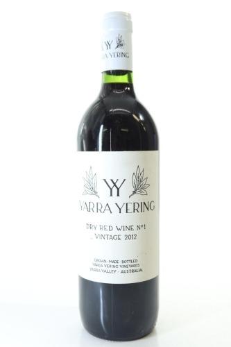 (1) 2012 Yarra Yering Dry Red No. 1, Yarra Valley