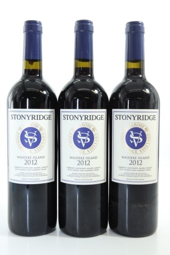 (3) 2012 Stonyridge Vineyard Larose, Waiheke Island