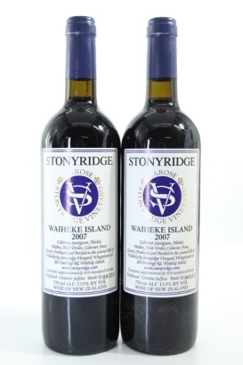 (2) 2007 Stonyridge Vineyard Larose, Waiheke Island
