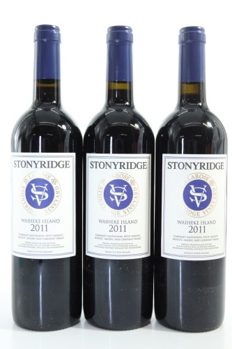 (3) 2011 Stonyridge Vineyard Larose, Waiheke Island