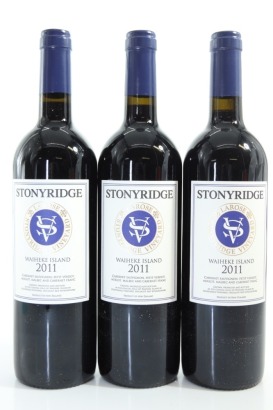 (3) 2011 Stonyridge Vineyard Larose, Waiheke Island