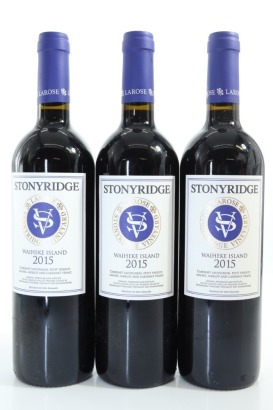 (3) 2015 Stonyridge Vineyard Larose, Waiheke Island