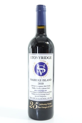 (1) 2010 Stonyridge Vineyard Larose, Waiheke Island