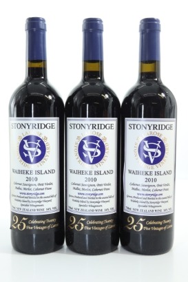 (3) 2010 Stonyridge Vineyard Larose, Waiheke Island