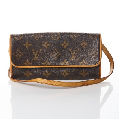 Louis Vuitton, Monogram Canvas Pochette Twin PM Bag