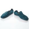 Moreschi, Teal Suede Leather Loafers with Box, Size 11