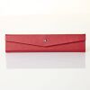 Montblanc, Red Leather Foldable Pen Pouch MB116345 with Box
