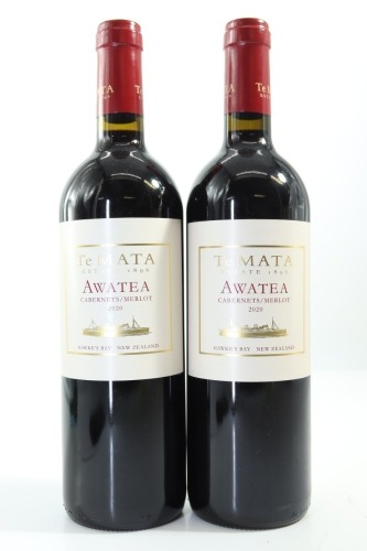 (2) 2020 Te Mata Estate 'Awatea' Cabernets - Merlot, Hawke's Bay