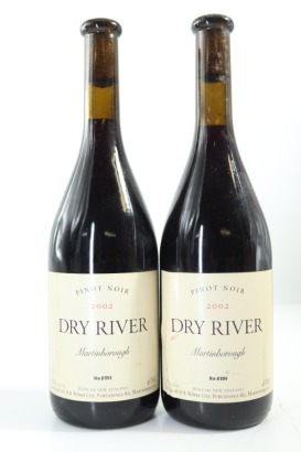 (2) 2002 Dry River Pinot Noir, Martinborough [JR17]