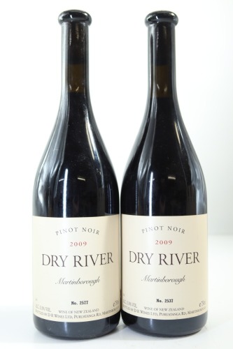 (2) 2009 Dry River Pinot Noir, Martinborough [JR17]