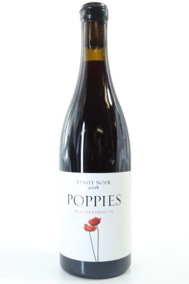 (1) 2018 Poppies Pinot Noir, Martinborough