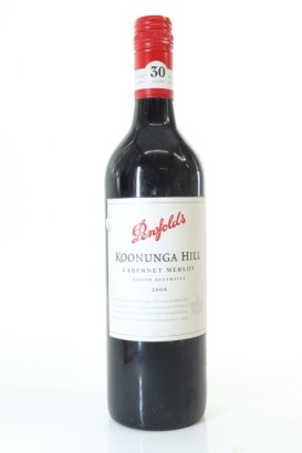 (1) 2005 Penfolds Koonunga Hill Cabernet Sauvignon - Merlot, South Australia