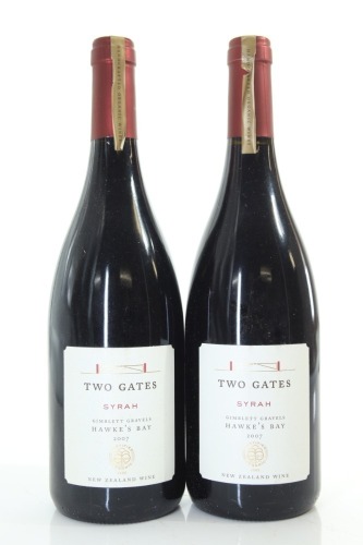 (2) 2007 Two Gates Syrah, Gimblett Gravels