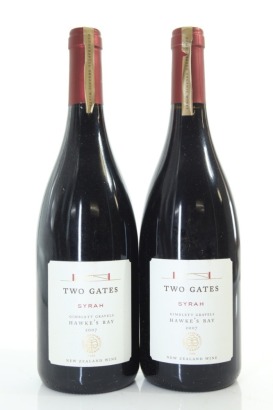 (2) 2007 Two Gates Syrah, Gimblett Gravels