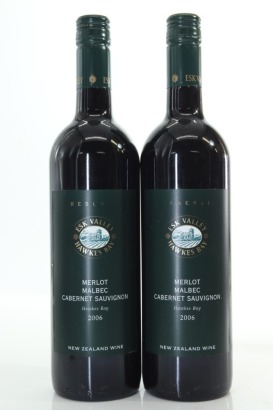 (2) 2006 Esk Valley Winemakers Reserve Merlot - Malbec - Cabernet, Gimblett Gravels