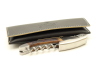 (1) Laguiole Tradition Sommelier Wine Knife 'Chateau Margaux Charred Oak Barrel' Wood with Black Leather Pouch (GB) - (10 Year Warranty) - 2