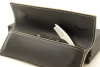(1) Laguiole Tradition Sommelier Wine Knife 'Chateau Margaux Charred Oak Barrel' Wood with Black Leather Pouch (GB) - (10 Year Warranty) - 4