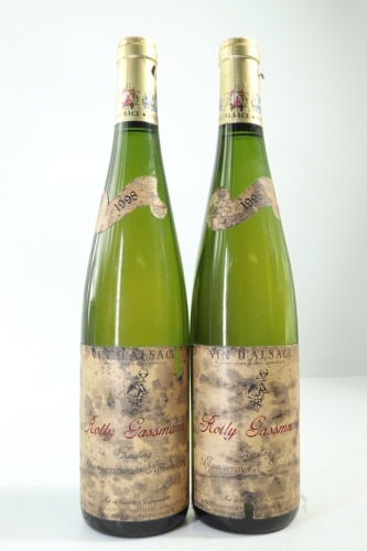 (2) 1998 Rolly Gassmann Riesling Pflaenzerreben de Rorschwihr, Alsace (SOL)