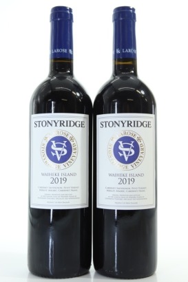 (2) 2019 Stonyridge Vineyard Larose, Waiheke Island