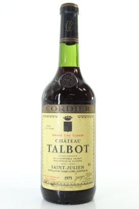 (1) 1975 Chateau Talbot, Saint-Julien, 730ml