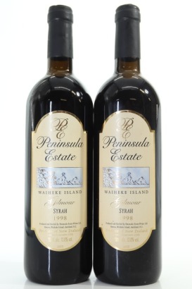 (2) 1998 Peninsula Estate Gilmour Syrah, Waiheke Island (TS)
