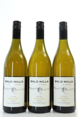(3) 2010 Bald Hills Last Light Riesling, Bannockburn