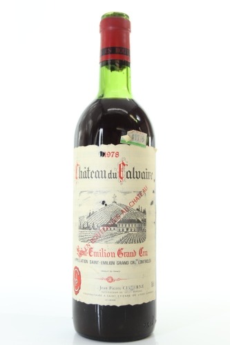 (1) 1978 Chateau du Calvaire, Saint-Emilion Grand Cru (TS)