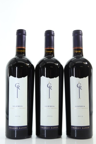 (3) 2013 Craggy Range 'Sophia', Gimblett Gravels [JR17] [BC98]