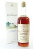 (1) The Macallan 12 Year Old Matured in Sherry Wood Single Malt Scotch Whisky, Speyside - Highland, 1000ml, 43% ABV, Circa. 1980's (UK Export Release) (GB)